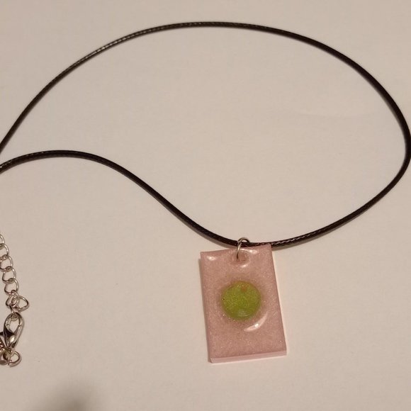 Brand new fashion necklace with 18 inch black rope with chain. - Picture 3 of 4